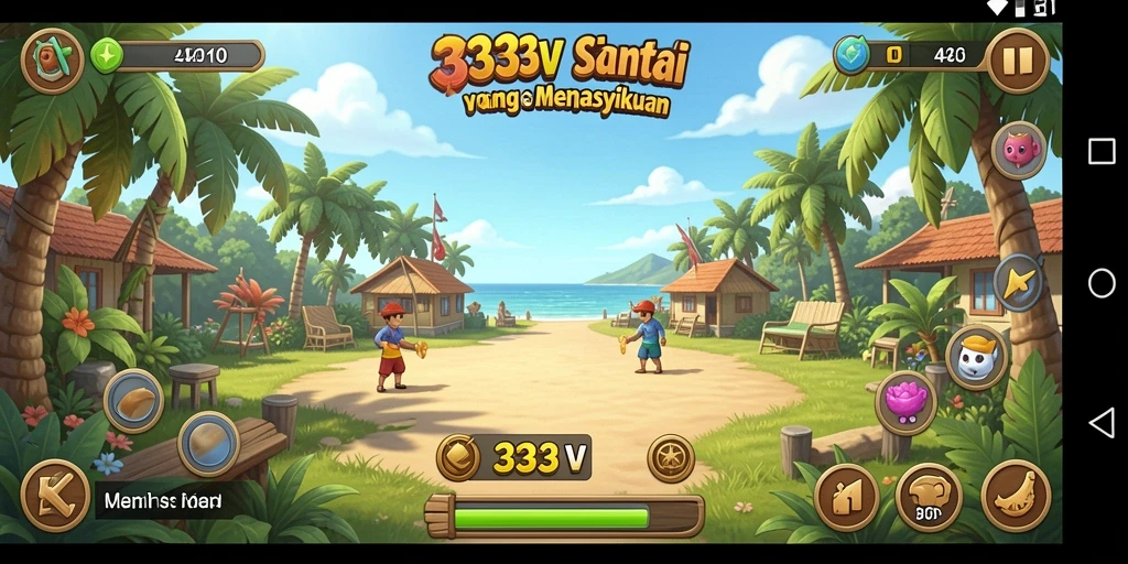 Screenshot gameplay 333V menampilkan tantangan seru dan grafis menarik.