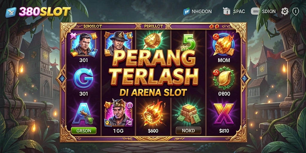 Tampilan aksi seru di dalam gameplay Battle Royale 380SLOT.
