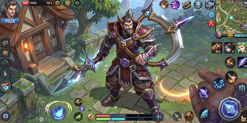 Tampilan gameplay seru dari 99ZK yang penuh aksi.