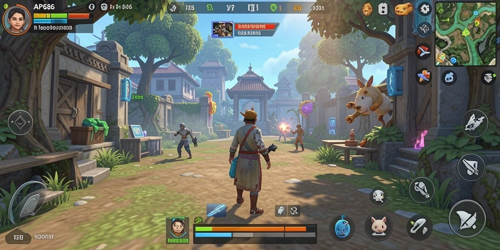 Tampilan gameplay AP686 yang interaktif dan menarik.