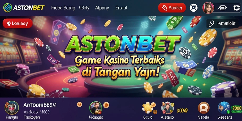 Tampilan menarik dari gameplay Kasino di ASTONBET.