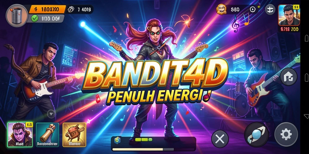 Tampilan gameplay BANDIT4D yang menarik dan interaktif.
