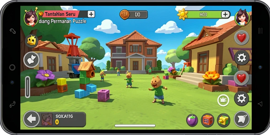 Tampilan gameplay H03 yang menarik dan menantang.