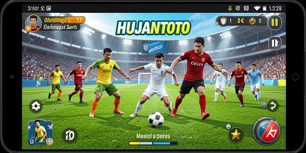 Tampilan gameplay seru dalam HUJANTOTO dengan berbagai cabang olahraga.