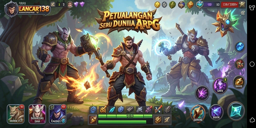 Gameplay ARPG yang seru dan penuh tantangan di LANCAR138.