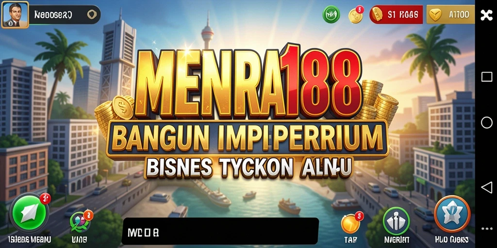 Screenshot MENARA188 menampilkan aksi seru dalam membangun menara bisnis.