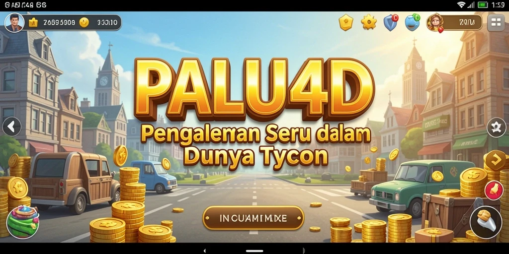 Screenshot utama PALU4D menampilkan gameplay seru dan interaktif dalam dunia Tycoon.
