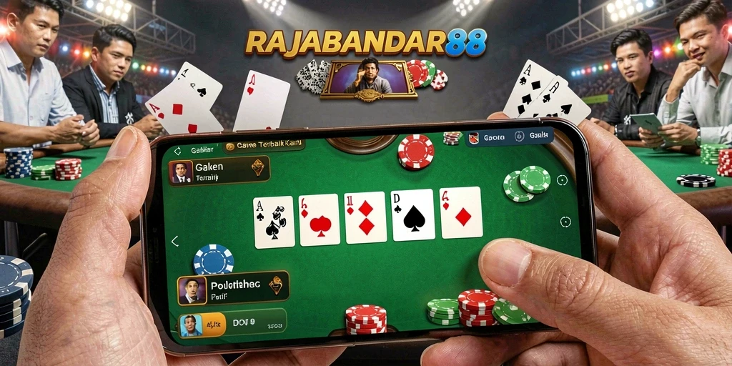 Tampilan gameplay seru di RAJABANDAR88 dengan interaksi pemain yang dinamis.