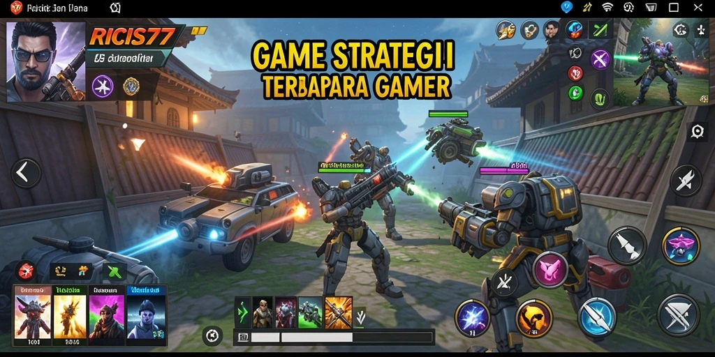 Tangkapan layar gameplay RICIS77 menampilkan strategi mendalam dan aksi seru.