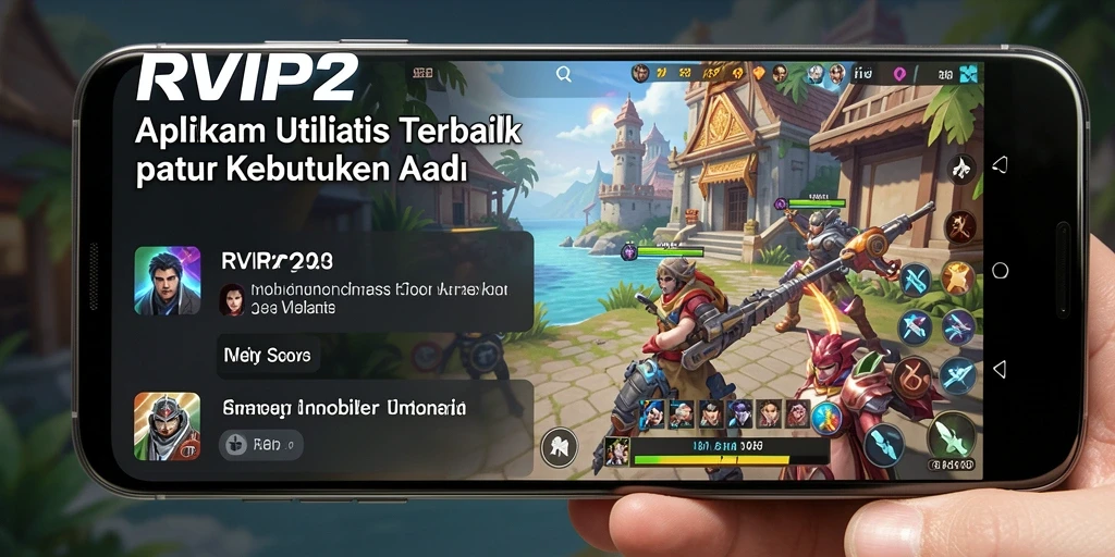 Tampilan antarmuka aplikasi RVIP2 yang user-friendly dan efisien.