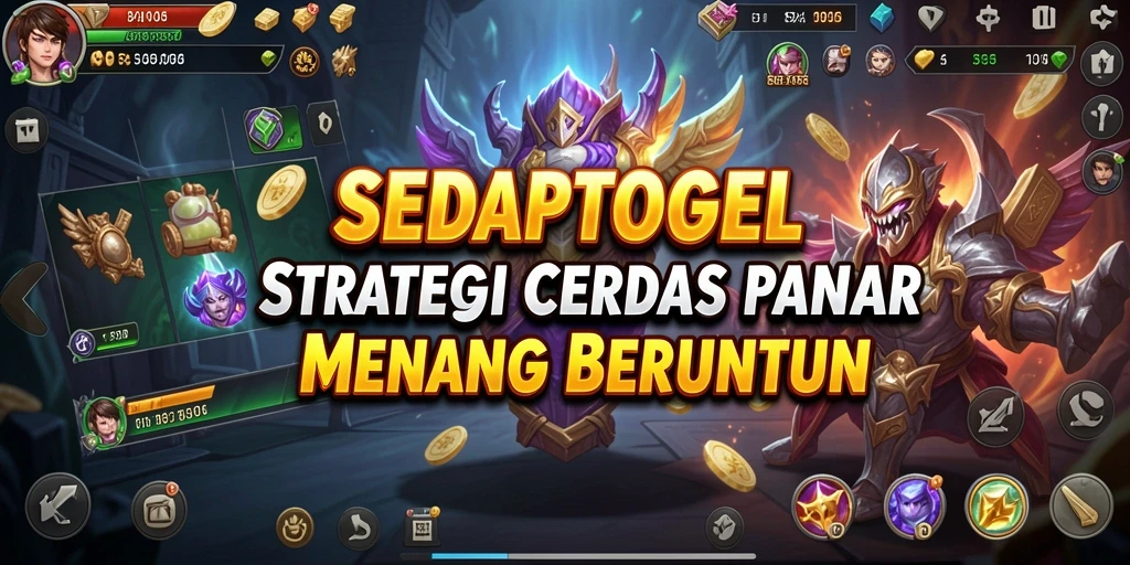 Screenshot dari gameplay menegangkan SEDAPTOGEL.