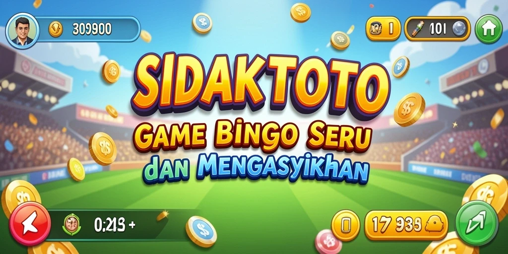 Screenshot menampilkan keseruan gameplay Bingo di SIDAKTOTO.