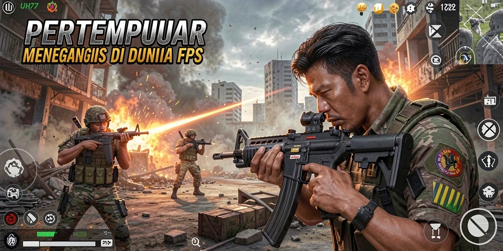 Gameplay UH77 yang mendebarkan dalam setiap pertempuran.