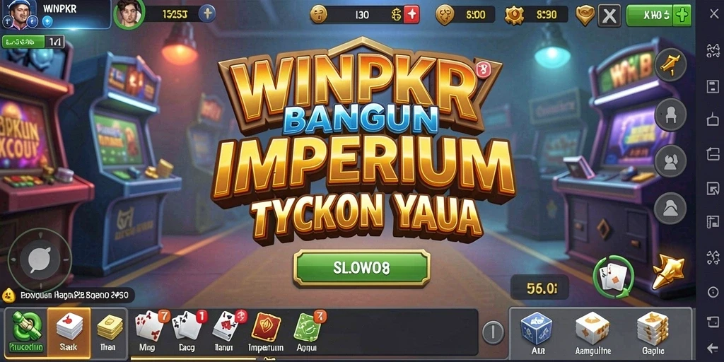 Gameplay menarik saat membangun bisnis dalam WINPKR.
